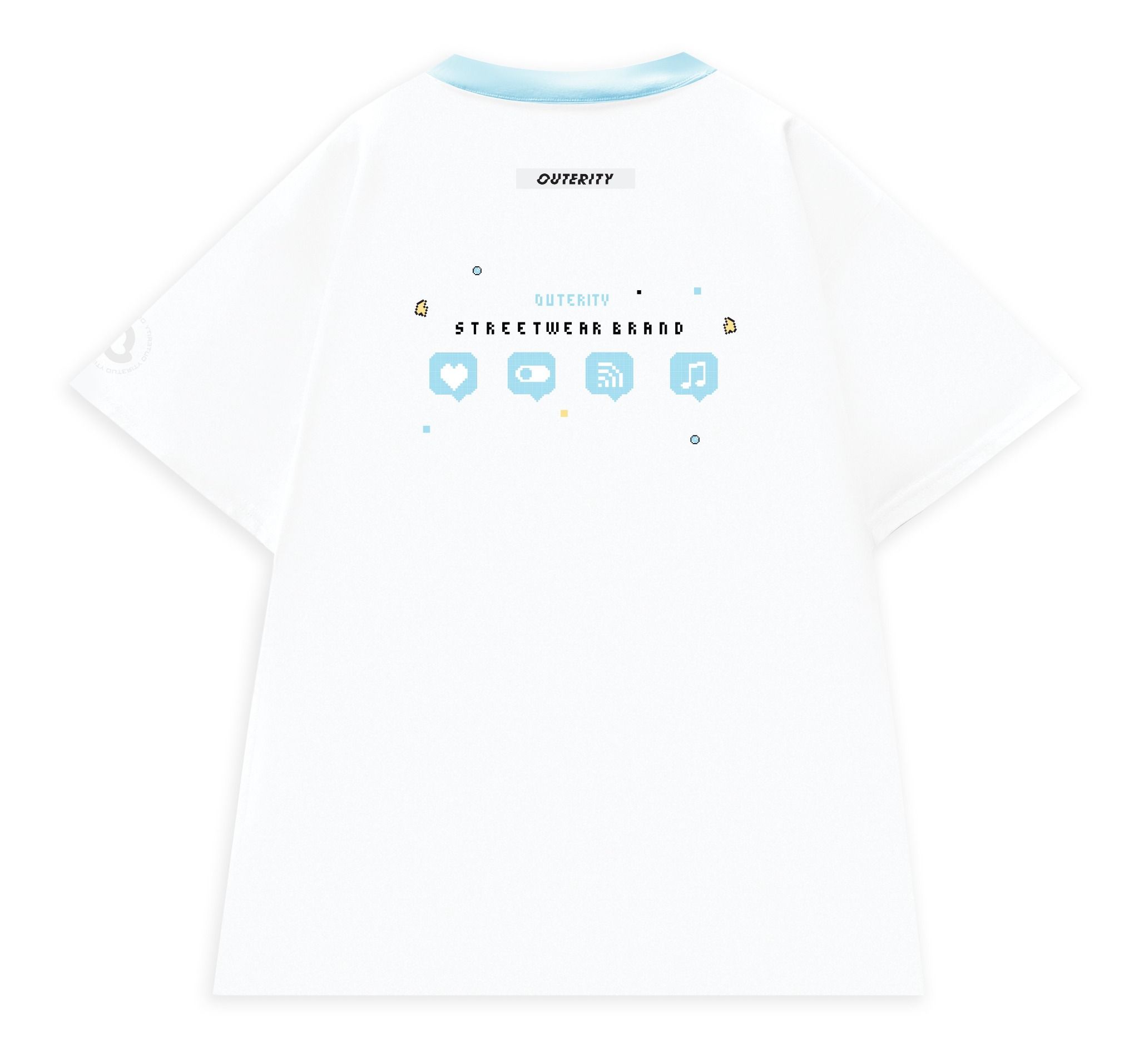 8 BIT ICON - BLUE TEE/ Ver 2.0