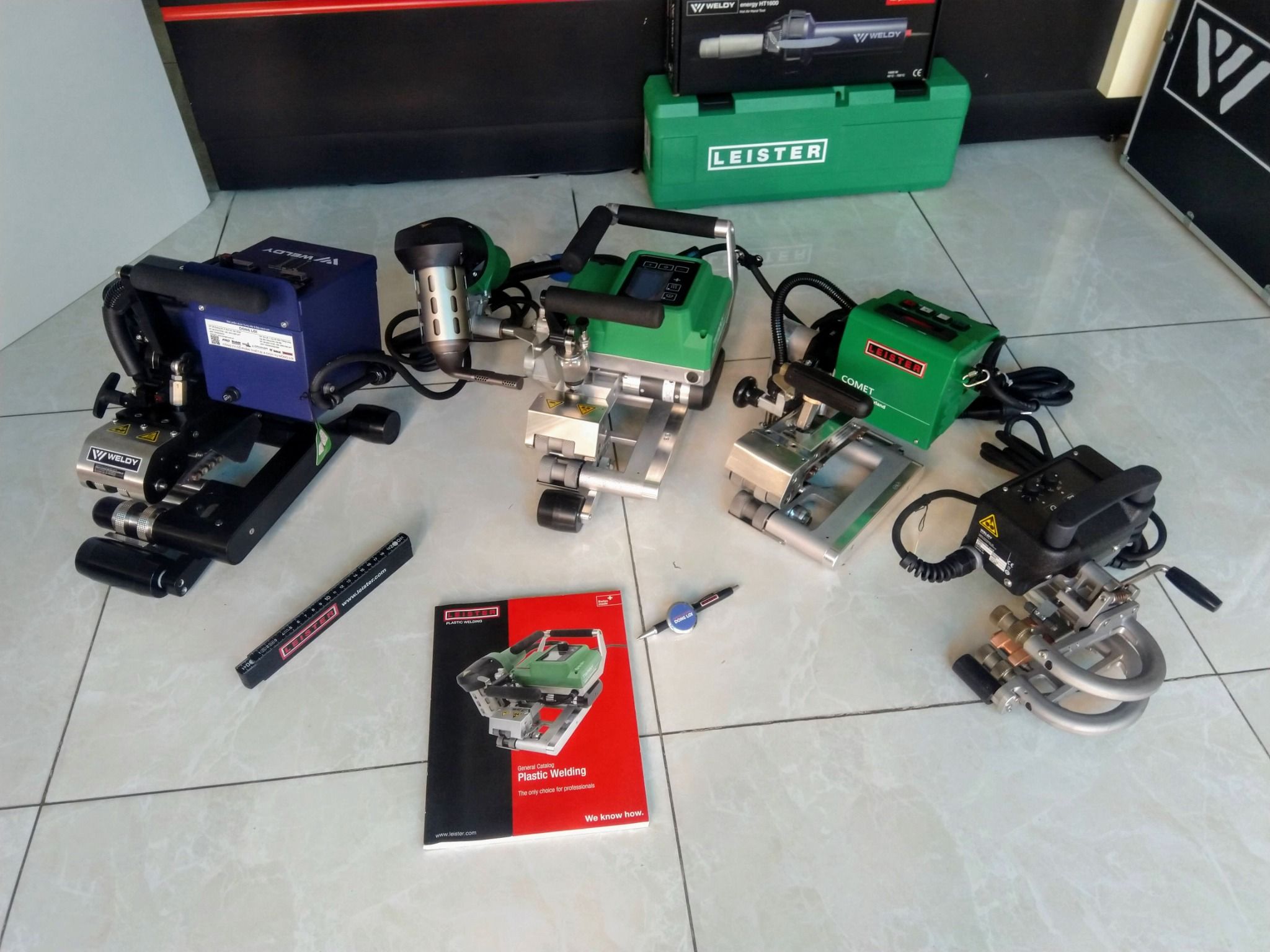 156.818 Con Lăn Silicon Ép Màng HDPE Weldy Mini Geo 2