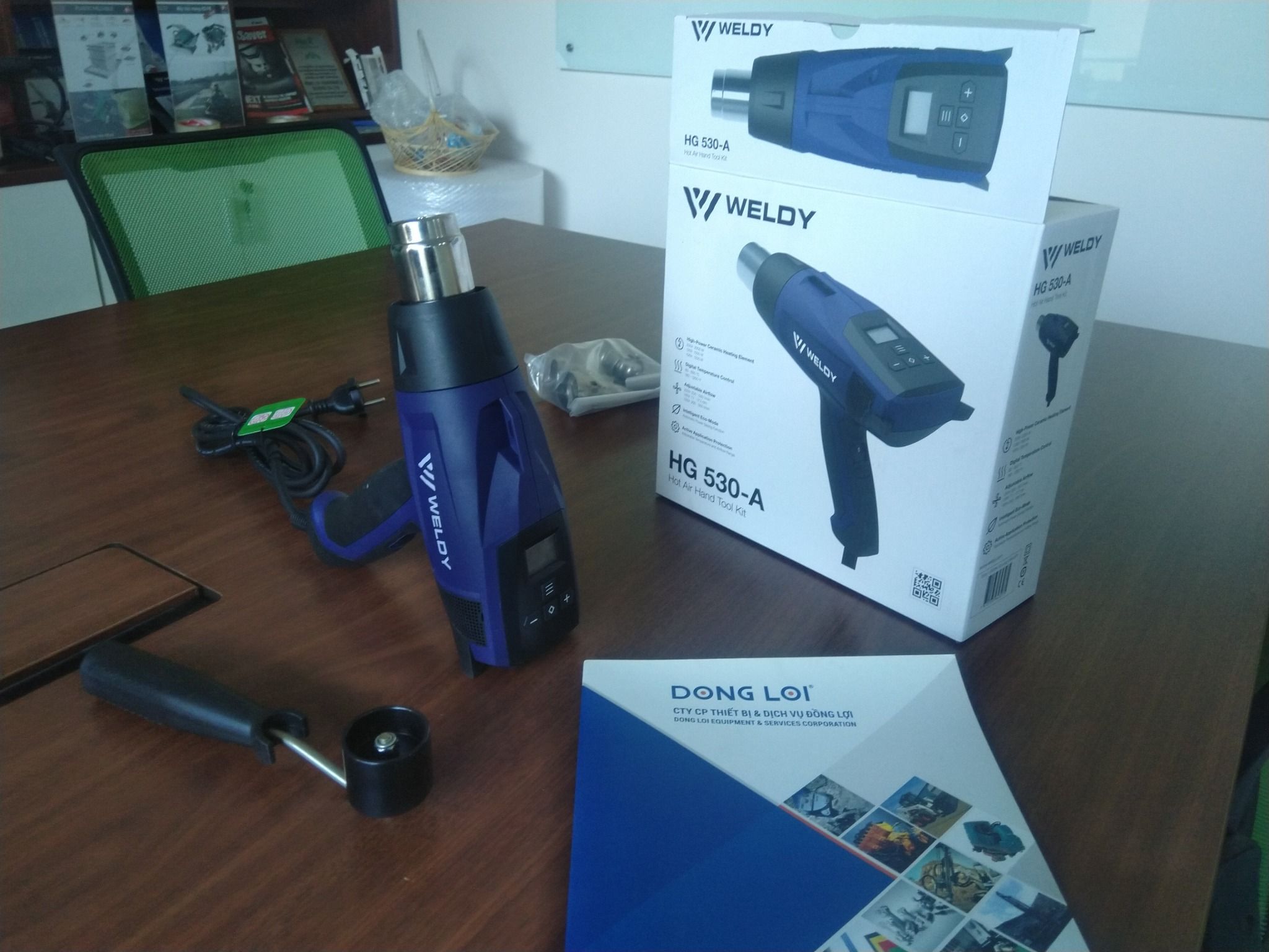 Máy khò nhiệt Weldy HG 530-A