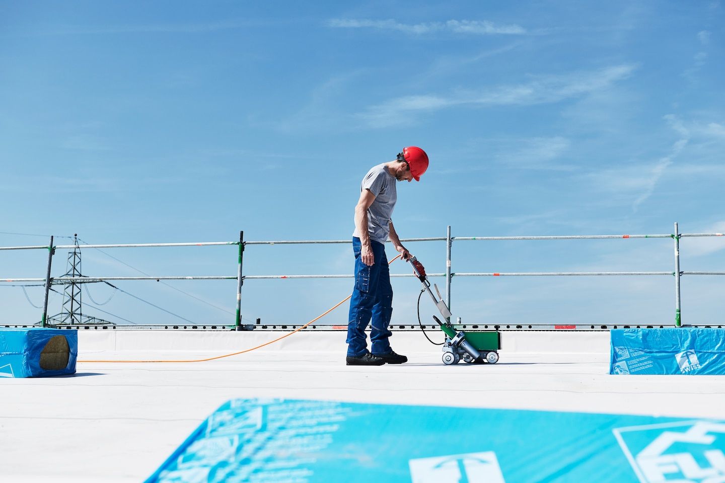 Máy hàn Màng TPO, PVC chống thấm Varimat S