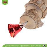 Dây gỗ có chuông đồ chơi chim 29cm | OMP