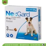 Thuốc trị ve | ghẻ | bọ chét viên nhai cho chó | NEXGARD