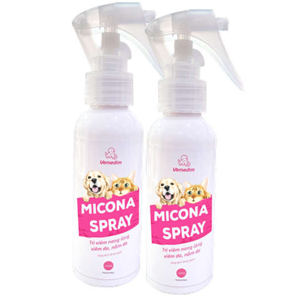 VEMEDIM - Phun xịt lên da trị nấm Micona Spray