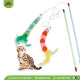 Cần câu mèo bông lông vũ | OMP