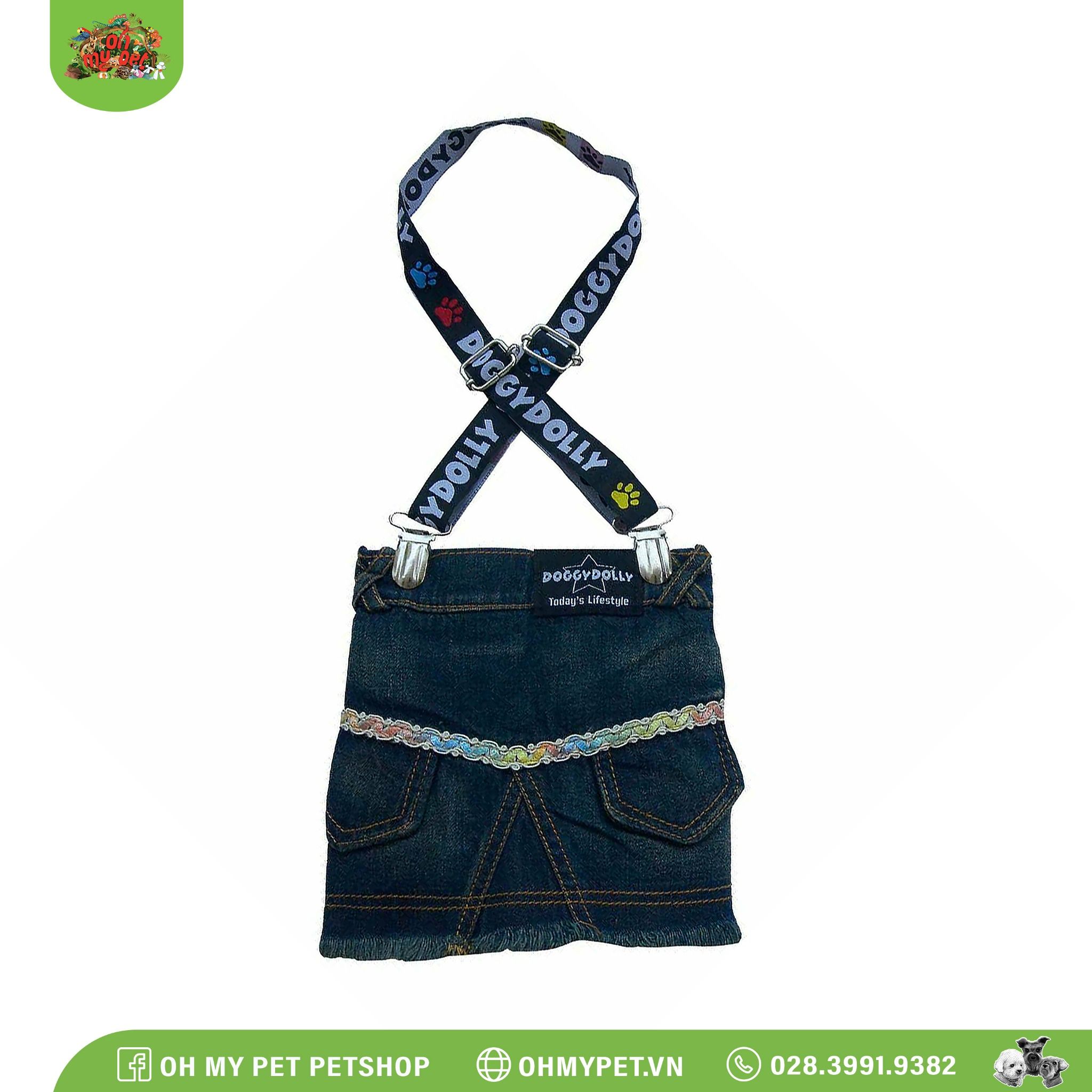 Yếm quần jeans | DOGGY DOLLY C071