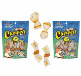 Doggyman xương da bò kẹp thịt gà mini 7 cây bones for dogs