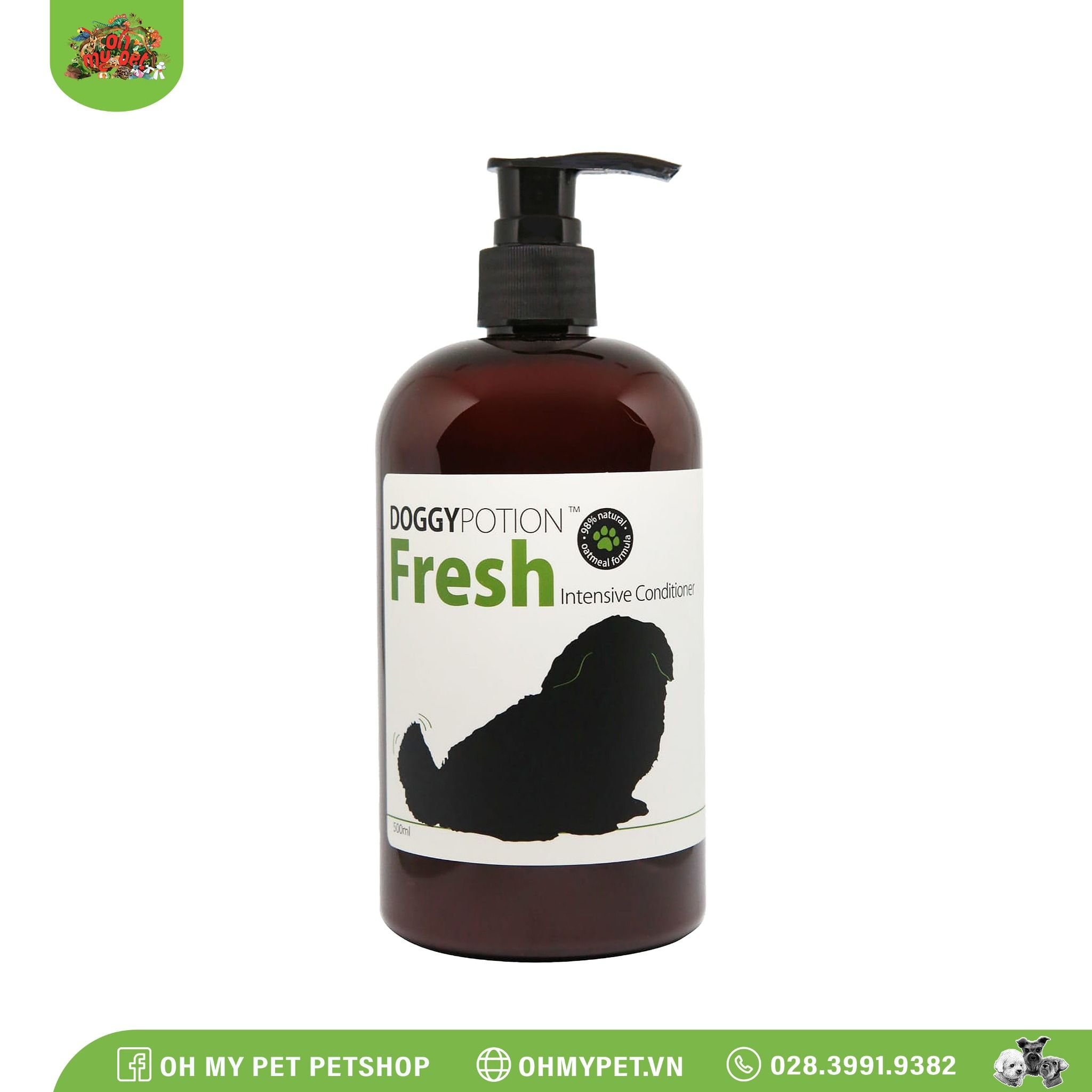 Dầu xả cho chó | Doggy Potion Fresh Intersive 500ml