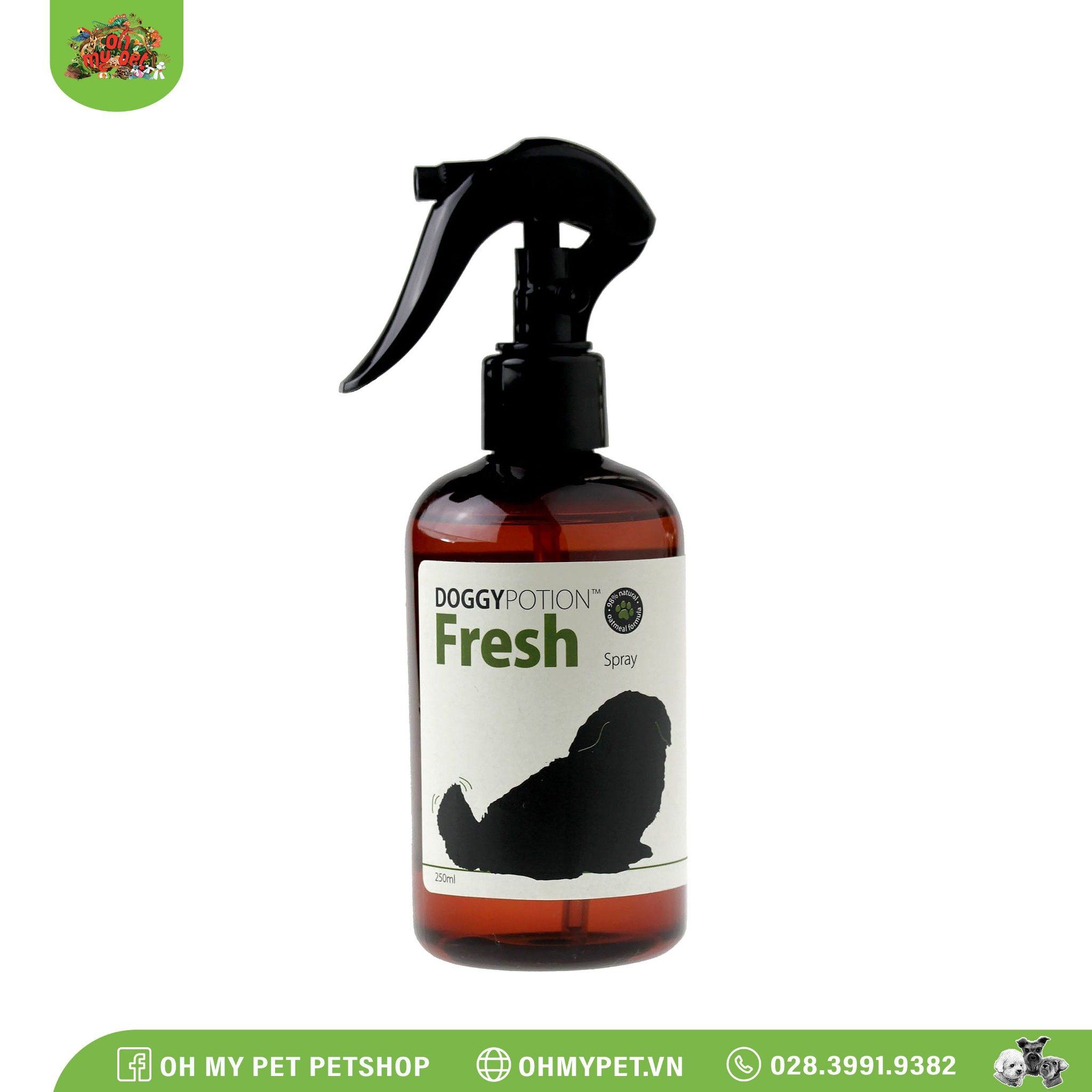 Xịt dưỡng lông cho chó | Doggy Potion Fresh Conditioner Spray 250ml
