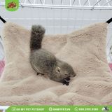 Nhà ngủ vải bông cho sóc, chinchilla | 35x35cm