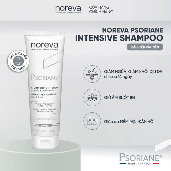 Dầu Gội Sạch Gàu Noreva Psoriane Intensive Shampoo 125ML
