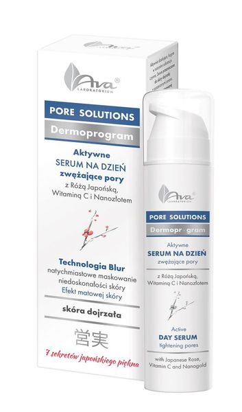 Serum Dưỡng Ngày Se Khít Lỗ Chân Lông Ava Pore Solution Active Day Serum Tightening Pores 50ml
