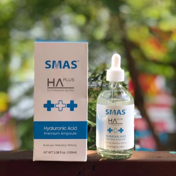 Serum dưỡng ẩm Hyaluronic Acid Premium Ampoule 100ml - Smas HA Plus