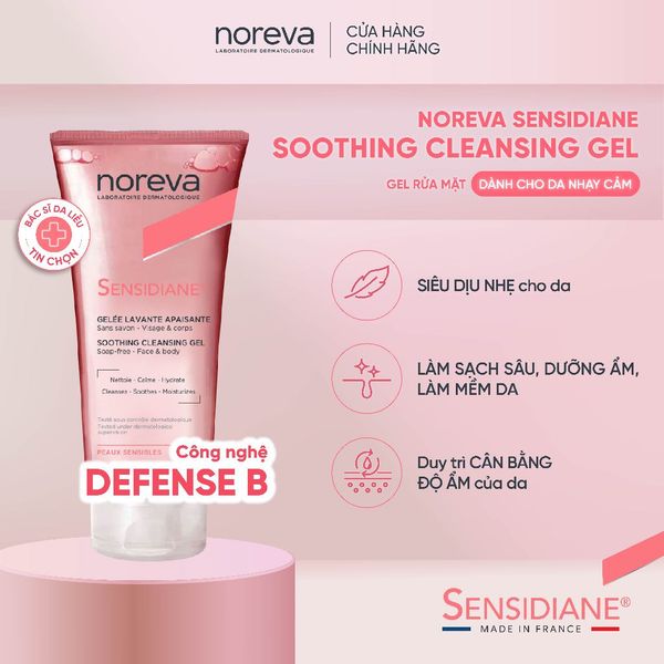 GEL LÀM SẠCH CHO DA NHẠY CẢM SENSIDIANE CLEANSING GEL 200ML