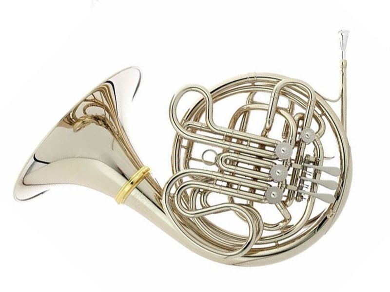 Kèn cor French horn F/Bb Hoyer 681NSA-L, nickel Silver, detachable bell, finish laquer