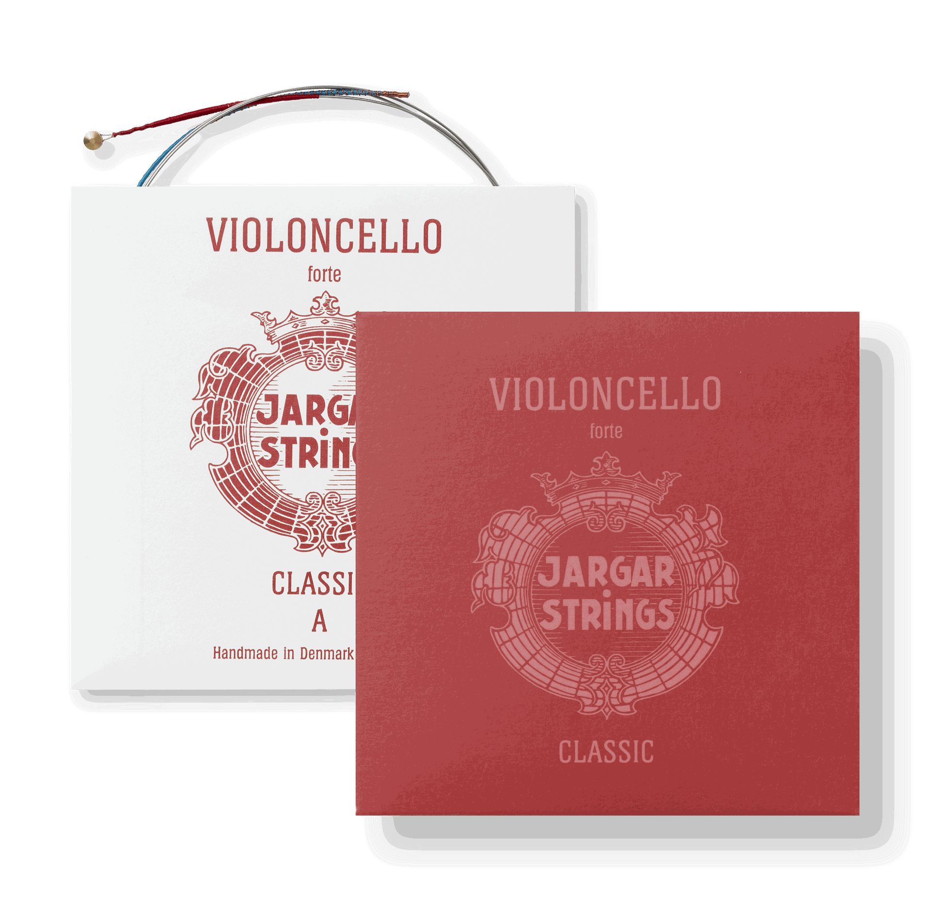 Bộ dây đàn Violon Cello Jargar, Classic, Red, Set