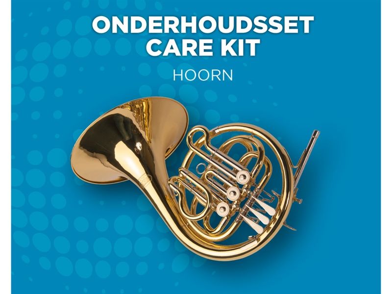 Dung cụ vệ sinh kèn French horn Wiper set French Horn Adams, French Horn maintenance set, poestdoek Laquered, 2 wissers, cylinder olie, tuning slide grease and potlood