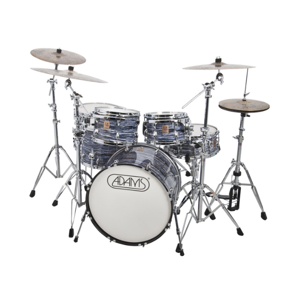 Shellset Adams 30th Anniversary Rock set 5-parts, 22-10-12-14-16, Black Oyster 2 (exclusive Cymbals and hardware)