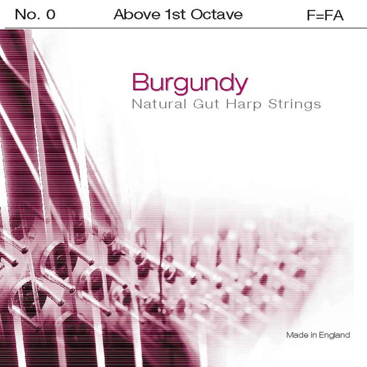 Dây đàn Pedal harp Bow Brand Burgundy Natural Gut Top OCT F