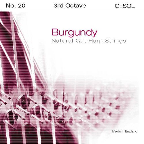 Dây đàn Pedal harp Bow Brand Burgundy Natural Gut 3ST OCT G