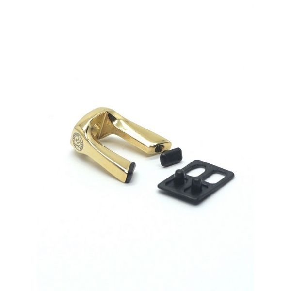 Ligature Saxophone Soprano Medium Silverstein Quattro Gold FG03A