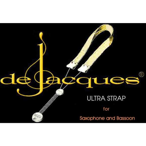 Dây đeo kèn Saxophone DeJacques Comfort White