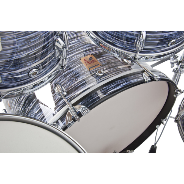 Shellset Adams 30th Anniversary Rock set 5-parts, 22-10-12-14-16, Black Oyster 2 (exclusive Cymbals and hardware)