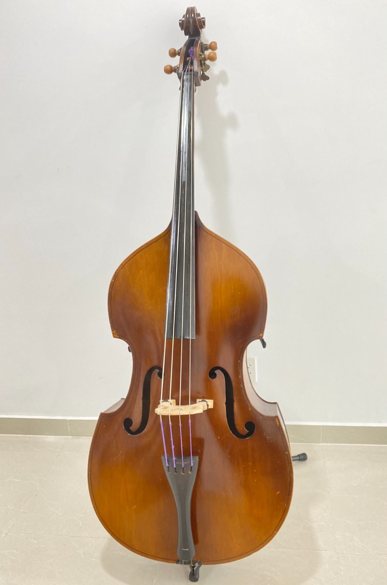  Đàn Contrabass Knooren (Bao gồm Cover, Bow, Rosin, Dây đàn Pirastro, Hộp cứng gỗ) 