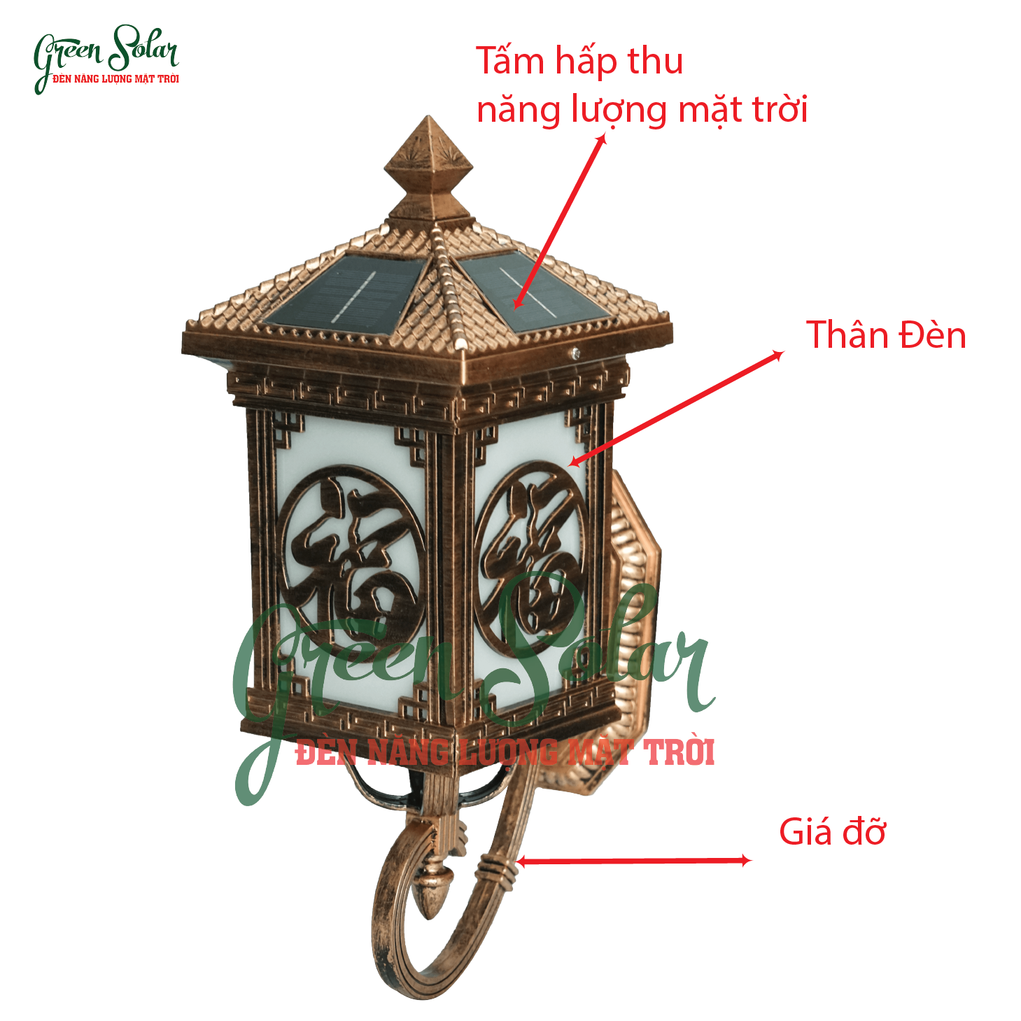  Đèn treo tường chữ Phúc 