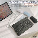  Bộ Bàn Phím và Chuột Bluetooth Không Dây Siêu Mỏng Nhẹ Dành Cho iPad Pro 11, Air4, Gen 5/6/7/8/9, Laptop, Smartphone v.v 