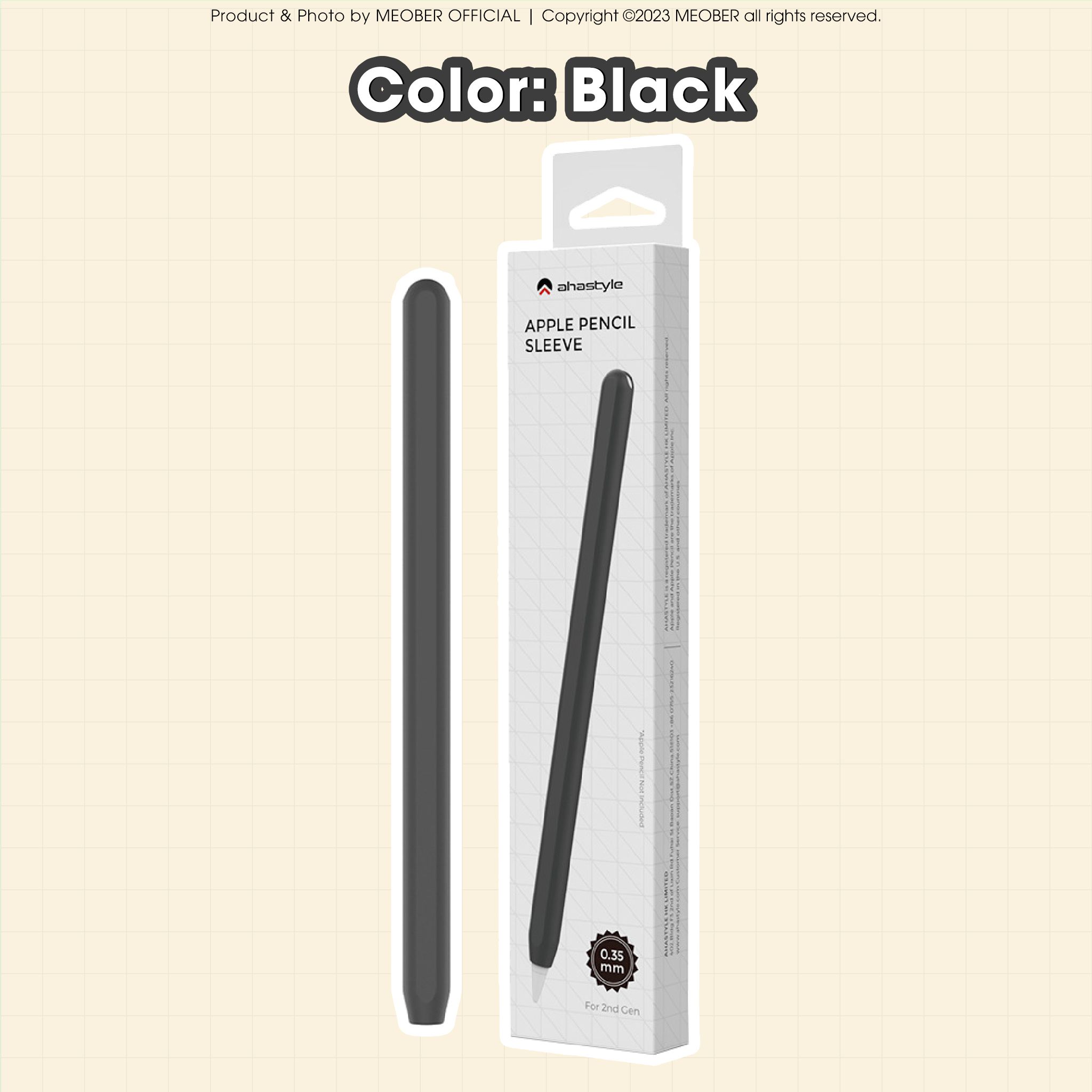 Case bọc bảo vệ bút Pencil2 Ahastyle - Siêu mỏng, vừa khay đựng bút case iPad