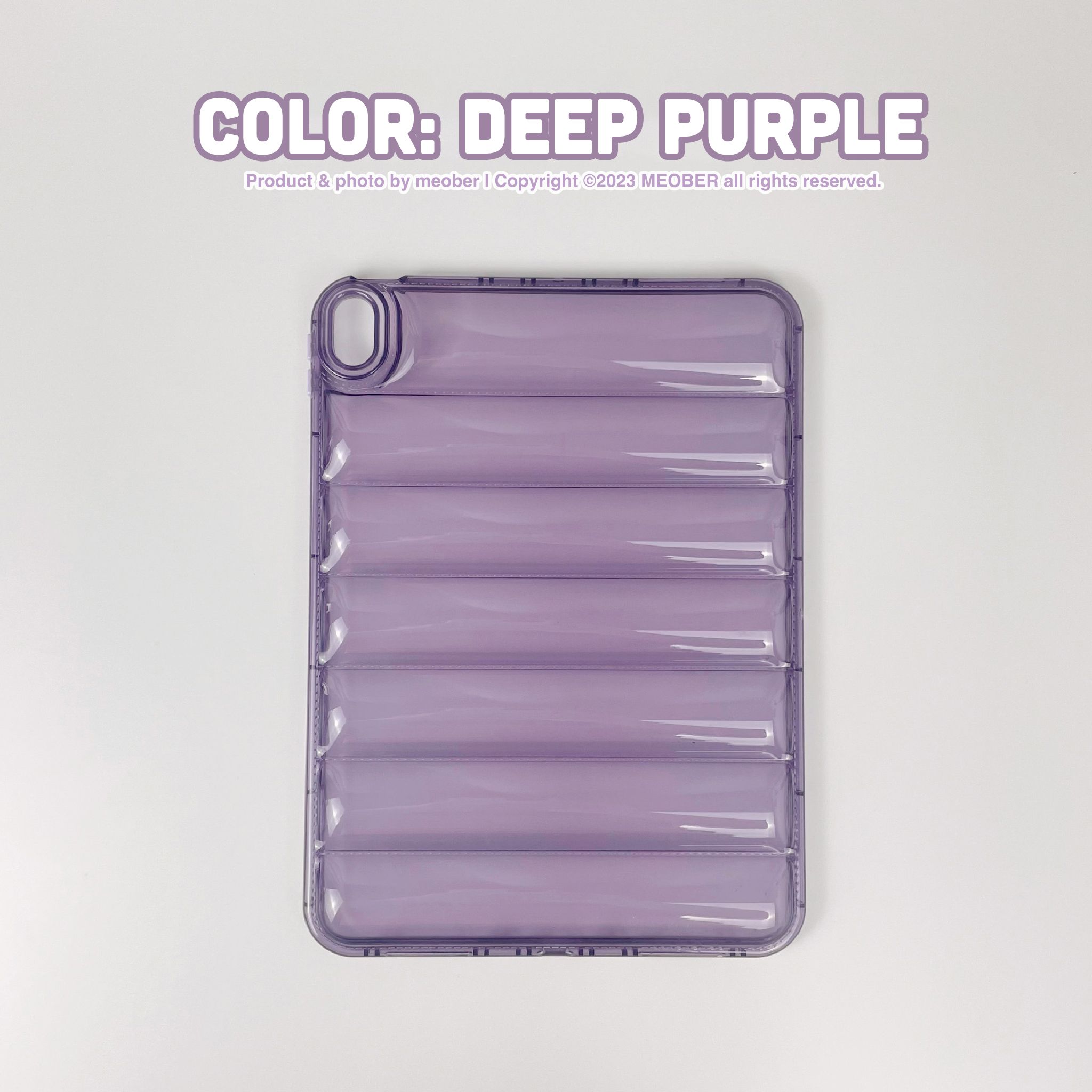 Case iPad Bomber Silicone - Thiết kế không nắp cover, nhẹ, màu sắc pastel trong suốt dành cho Gen 7/8/9 Air4/5 Pro 11