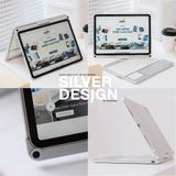  [Premium] Case iPad Kèm Bàn Phím Flip Yoga bản lề Xoay Gập 360 dành Gen 7 8 9, Air 4 5, Pro 11 12.9 2020 M1 M2 by MeoBer 