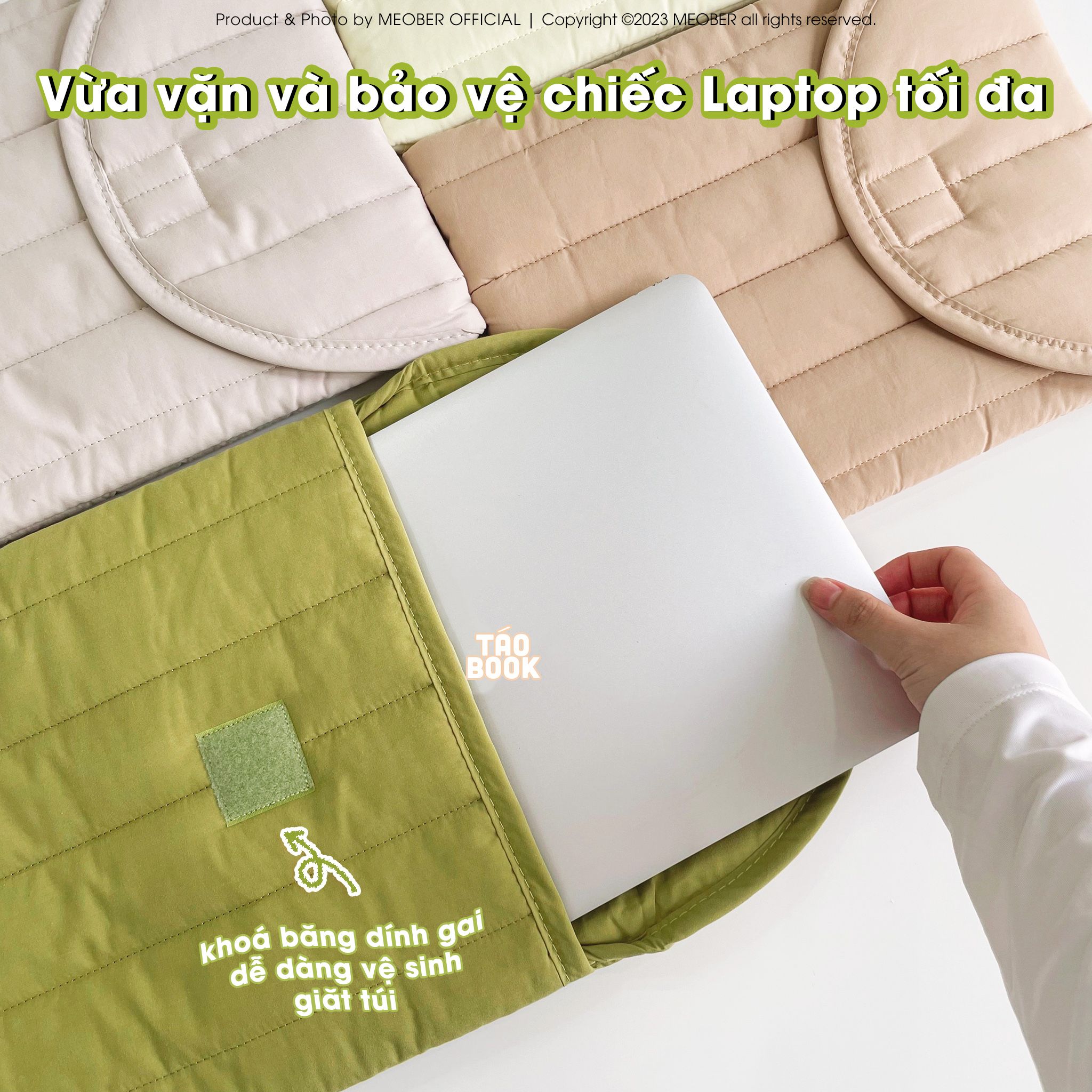 Êm Ái Bag - Túi chống sốc đa năng Pastel dành cho iPad, Laptop, MacBook (3 Size)