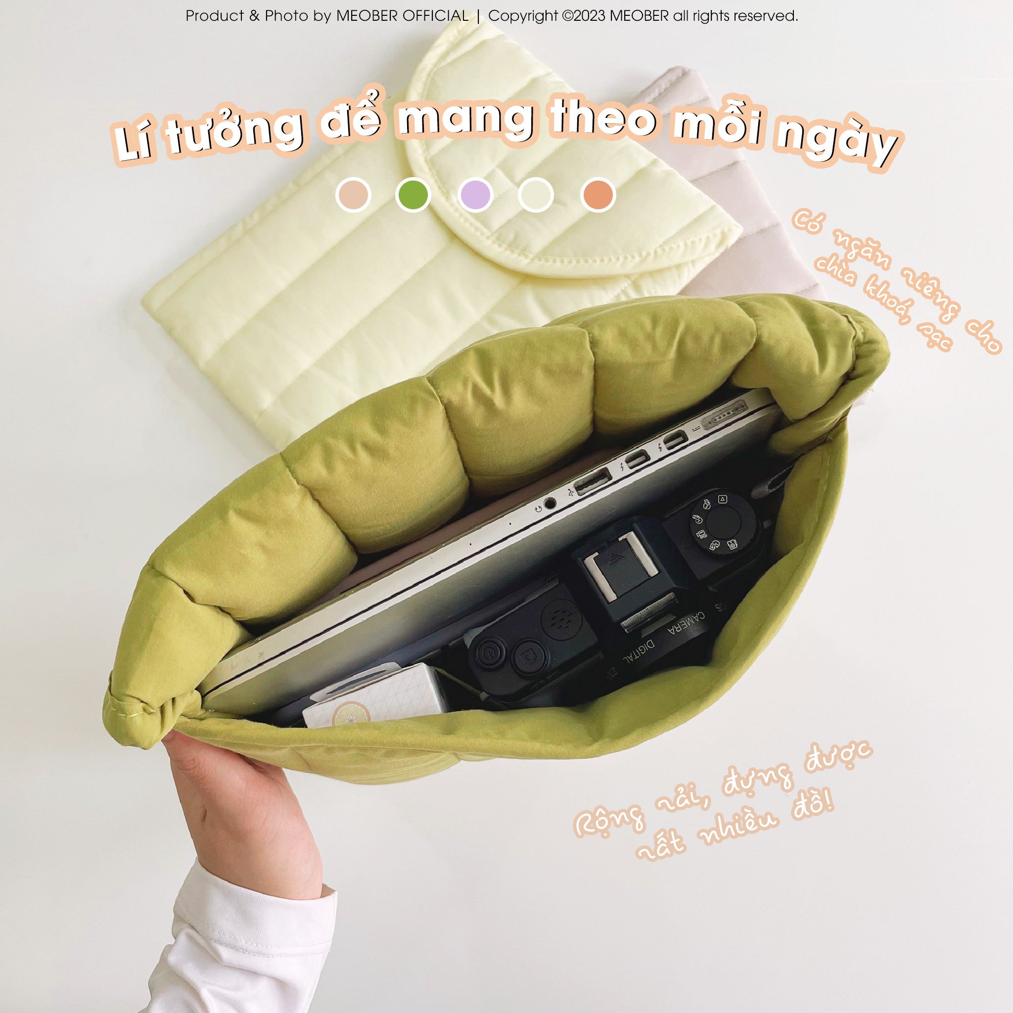 Êm Ái Bag - Túi chống sốc đa năng Pastel dành cho iPad, Laptop, MacBook (3 Size)