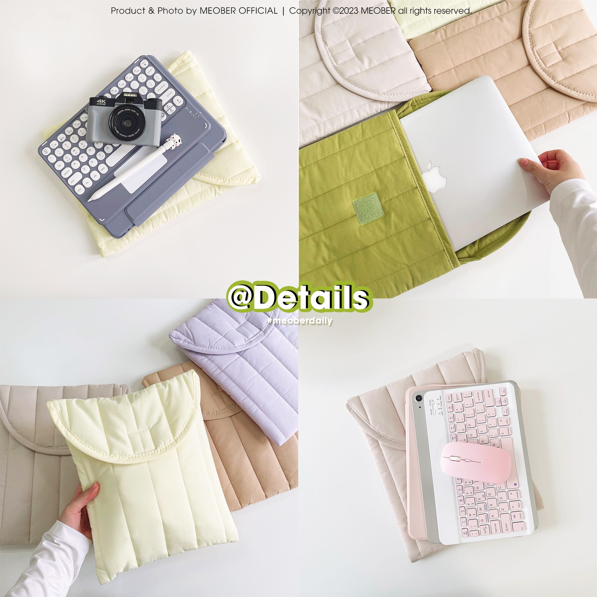 Êm Ái Bag - Túi chống sốc đa năng Pastel dành cho iPad, Laptop, MacBook (3 Size)