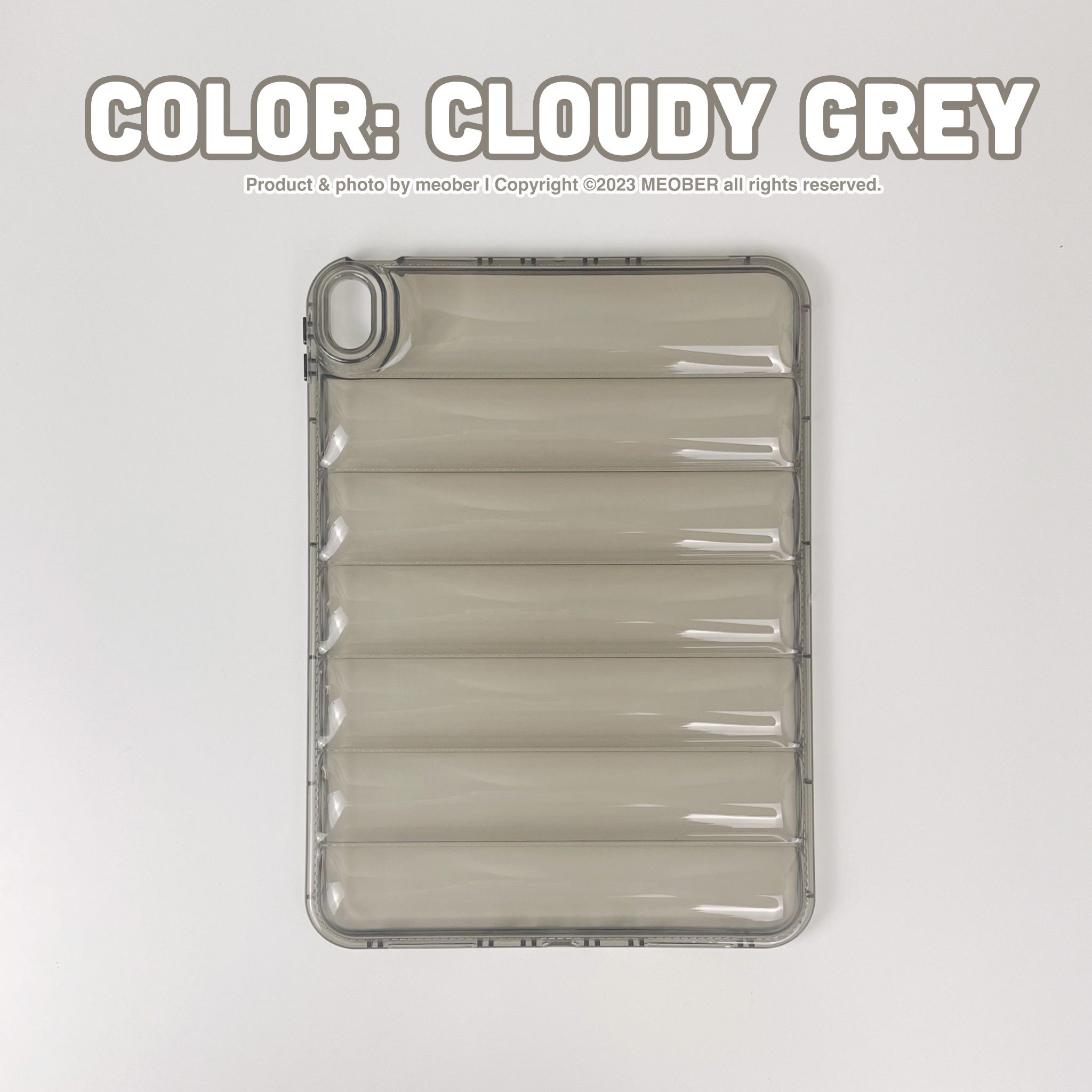 Case iPad Bomber Silicone - Thiết kế không nắp cover, nhẹ, màu sắc pastel trong suốt dành cho Gen 7/8/9 Air4/5 Pro 11