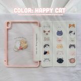  [Premium] Bao da cover iPad Cute Acrylic, phối màu pastel, in 3D hoạ tiết nổi & chống ố Cover iPad Gen 7 8 9, Air 4 5, Pro 11 12.9 