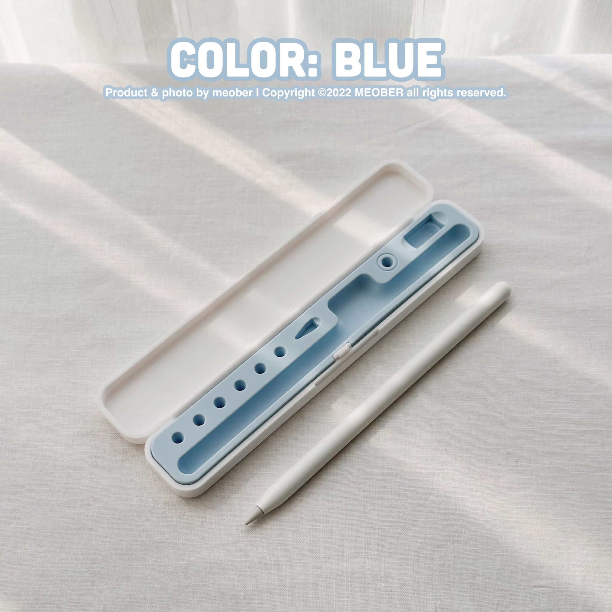 Hộp đựng bút cảm ứng Pencil 1 2, Stylus Pen tối giản, lõi chống sốc silicone pastel, chất liệu vỏ ABS