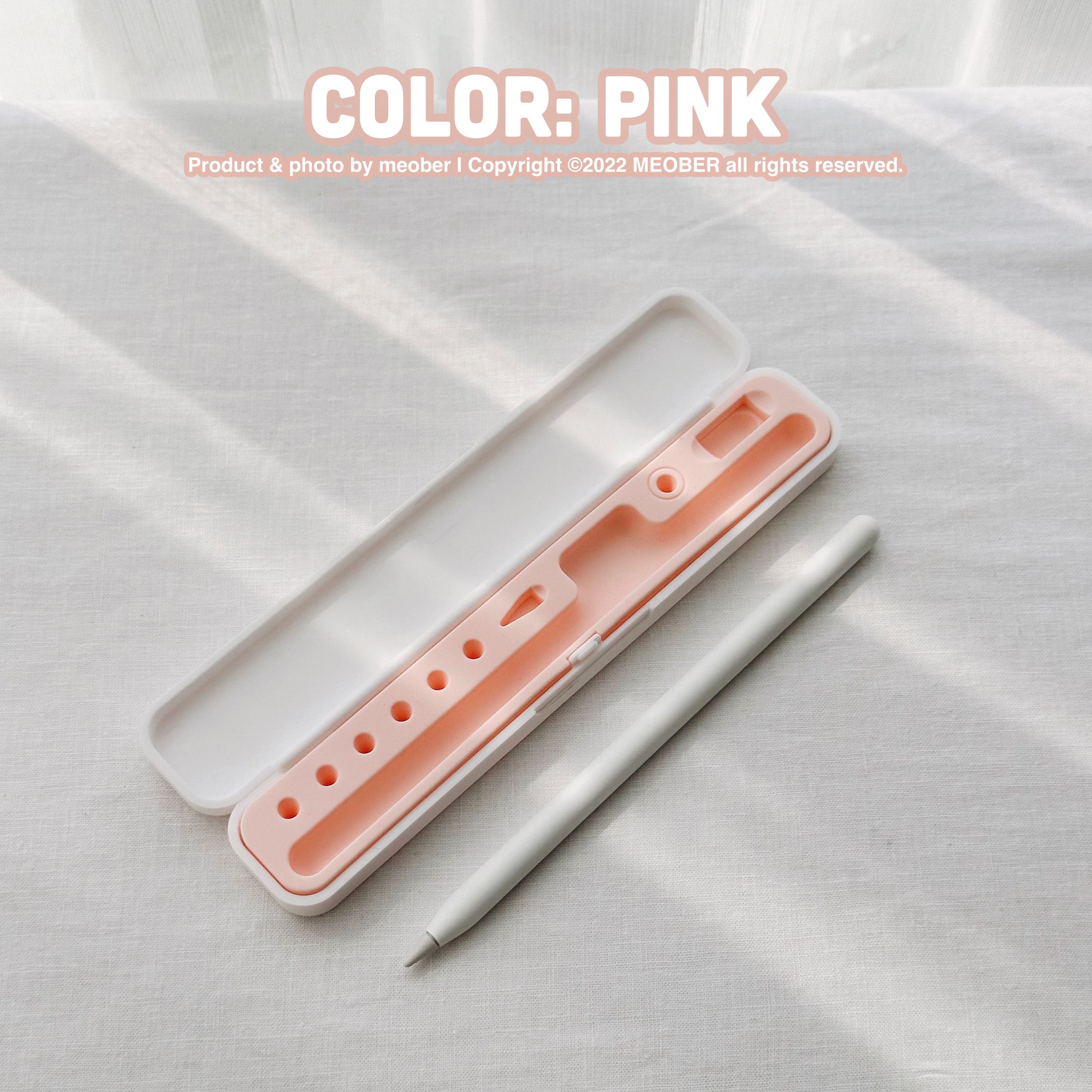 Hộp đựng bút cảm ứng Pencil 1 2, Stylus Pen tối giản, lõi chống sốc silicone pastel, chất liệu vỏ ABS