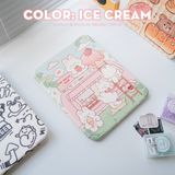  Bao da i Pad Cover Trượt Tháo Rời, in họa tiết Cute 3D chống sốc cho Pro 11 Air 4 5 Gen 9 Pro 12.9 Mini 6 by MèoBer 