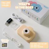  [Tặng thẻ nhớ] Máy ảnh kts children mini camera  by Meober - quay, chụp, chơi game, nghe nhạc, thiết kế pastel cute 