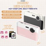  [Tặng thẻ nhớ] Máy ảnh kĩ thuật số digital pocket camera - quay, chụp zoom 8x siêu mỏng nhỏ gọn 