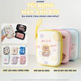  Túi đựng máy ảnh kĩ thuật số đa năng - Thiết kế họa tiết cute, chia ngăn thông minh bảo vệ tối đa cho digicam by MèoBer 