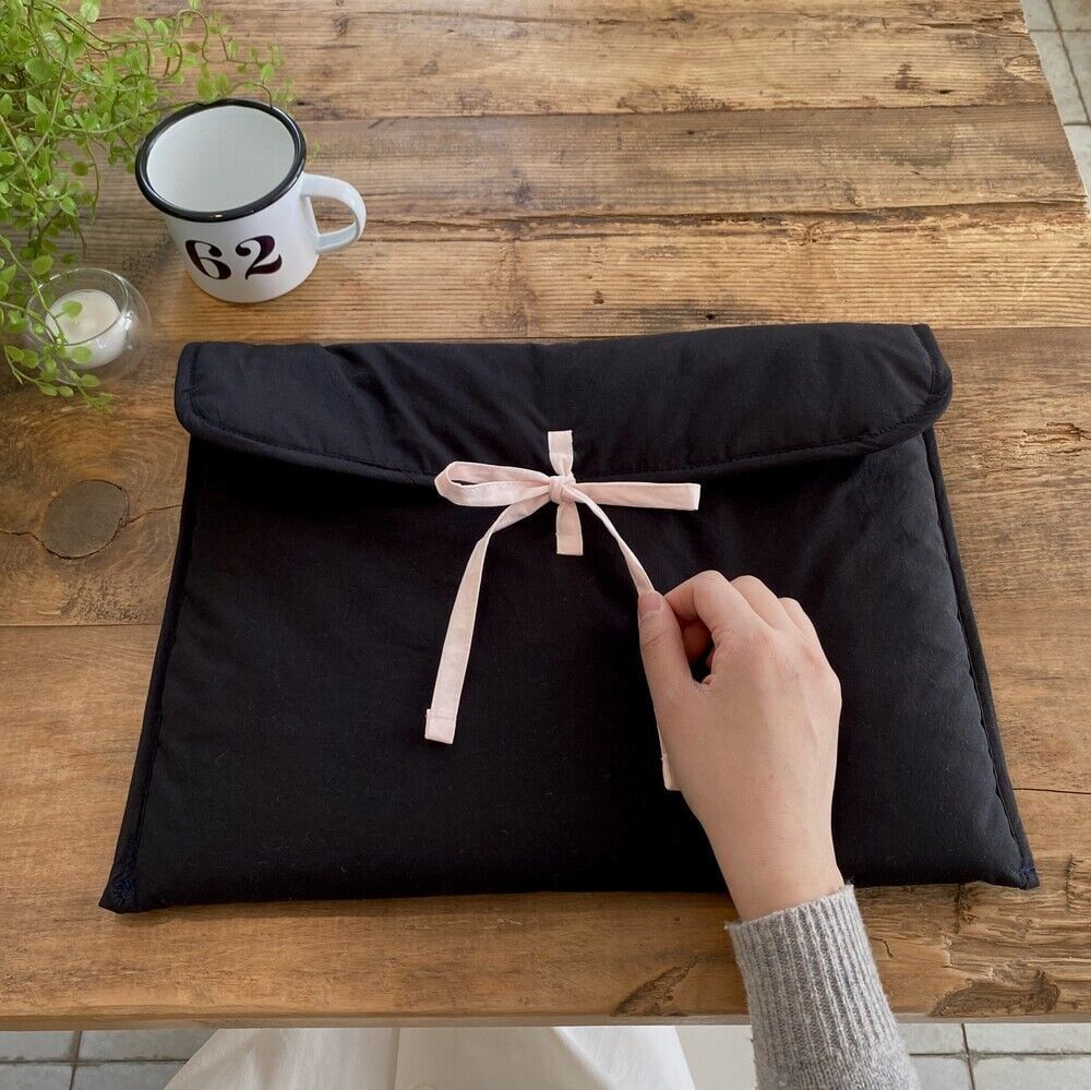Túi chống sốc Nơ Coquette Ribbon cho iPad & Laptop - Thiết kế tối giản pastel hoạ tiết nơ dễ thương, lót đệm êm ái bảo vệ tối đa by MèoBer