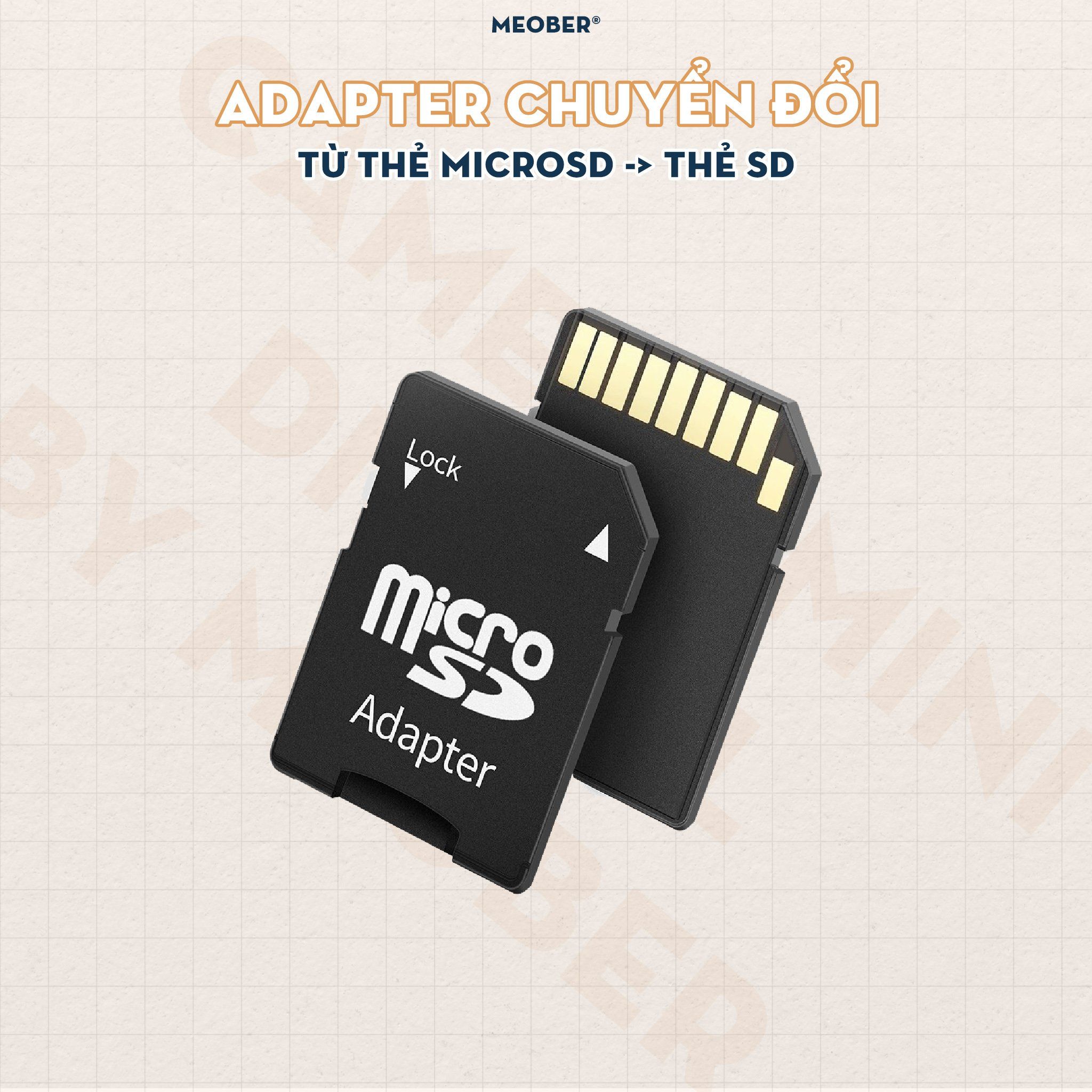Thẻ nhớ SD & MicroSD Elite Pro tốc độ cao by MèoBer - dành cho máy ảnh kĩ thuật số, camera vintage, smartphone v.v