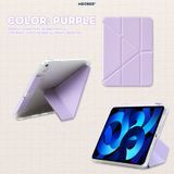  Bao da i Pad Origami gấp xếp xoay 360 cho  Pro 11, Mini 6, Air 4, 10.2 - khay bút ẩn, lưng viền trong suốt by MèoBer 