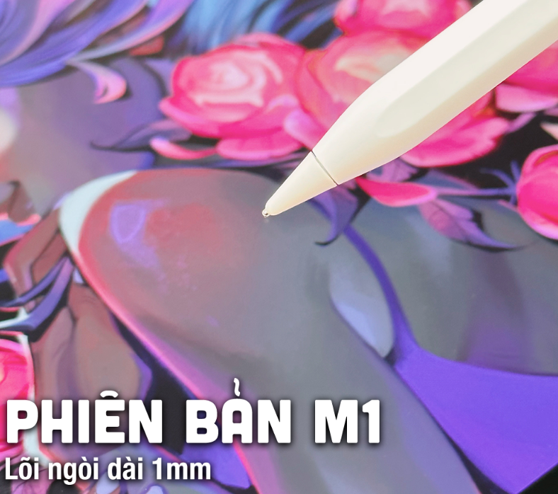 Ngòi bút kim loại Pro Metal thay thế Apple Pencil 1 2-Pen Pro, chuyên dùng với paperlike, chống mòn khi viết vẽ