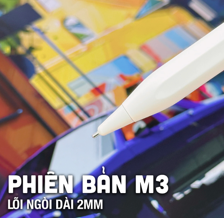 Ngòi bút kim loại Pro Metal thay thế Apple Pencil 1 2-Pen Pro, chuyên dùng với paperlike, chống mòn khi viết vẽ