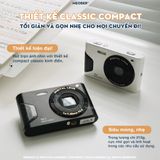  [Tặng thẻ nhớ] Máy ảnh kĩ thuật số digital mini camera v3 - quay, chụp 58MP, siêu mỏng nhỏ gọn by MèoBer 