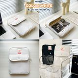  Túi chống sốc cho iPad & Laptop đa năng Basic Daily Korea Style - Thiết kế tối giản pastel, chia ngăn thông minh bảo vệ tối đa by MèoBer 